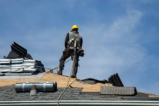Professional Roofing technician working in Brooklandville, MD